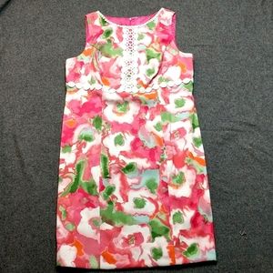 AGB pink & green dress